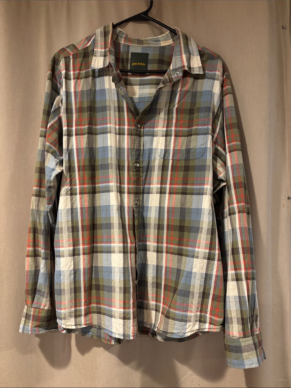 Prana men’s button down size L